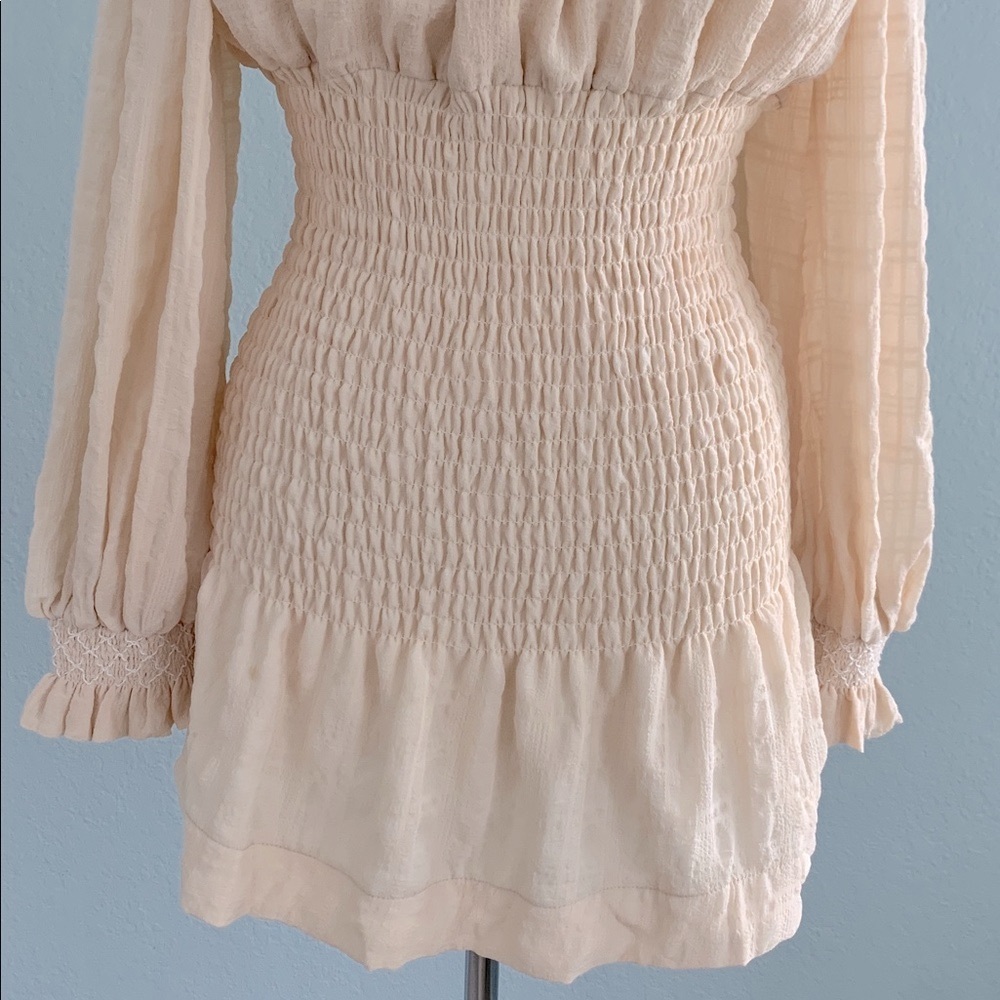 Mable Windsor Smocked Off the Shoulder Mini Dress - Picture 10 of 16